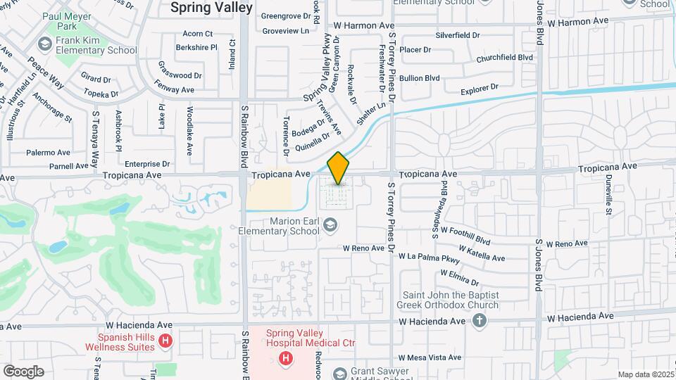 6645 W Tropicana Ave Map and Location Details