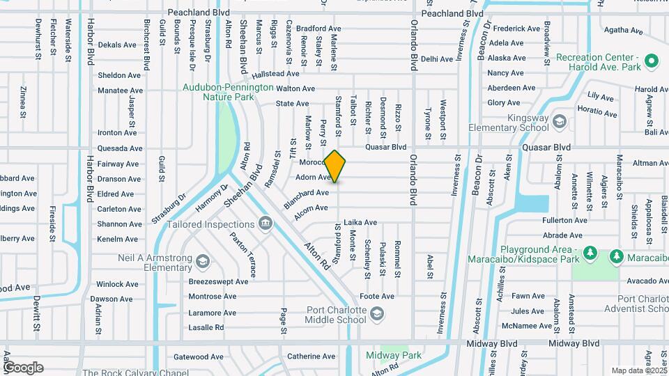 22376 Blanchard Ave Map and Location Details
