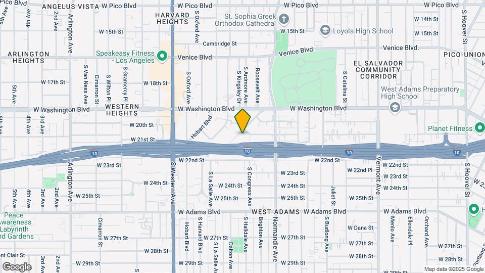 2012 S La Salle Ave Mapa y Detalles de la Ubicación