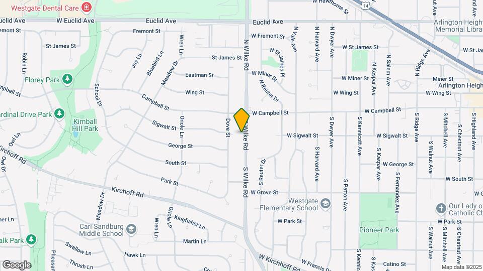 2703 Wilke Rd Map and Location Details
