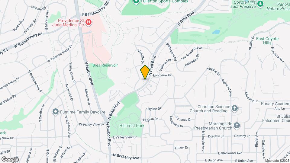 1643 N Brea Blvd Map and Location Details