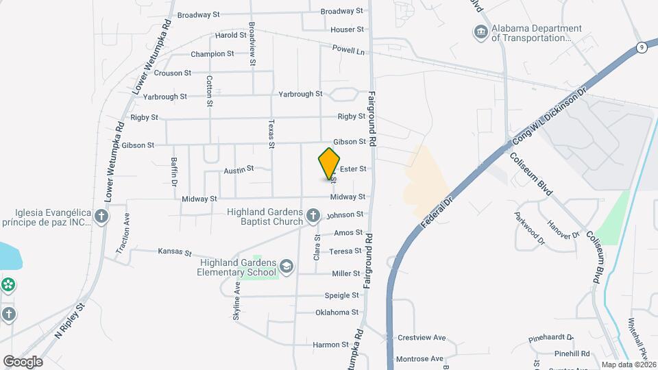 3009 Cabot St Map and Location Details