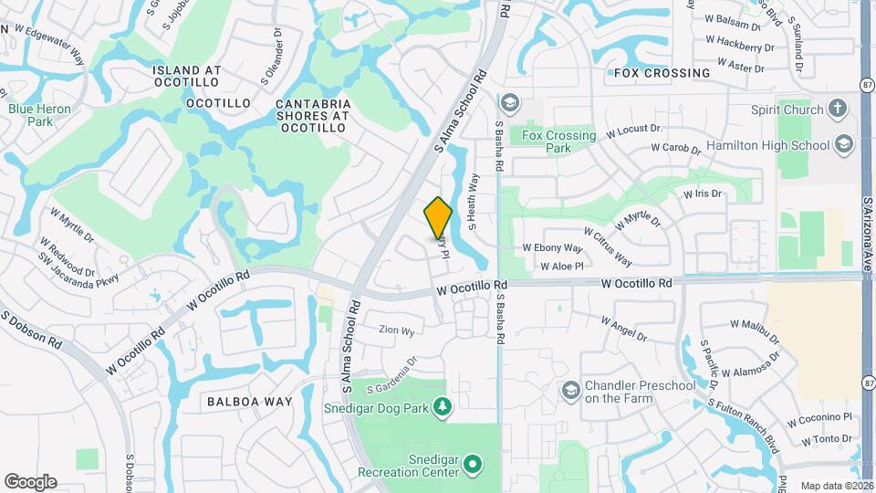3820 S Barberry Pl Map and Location Details