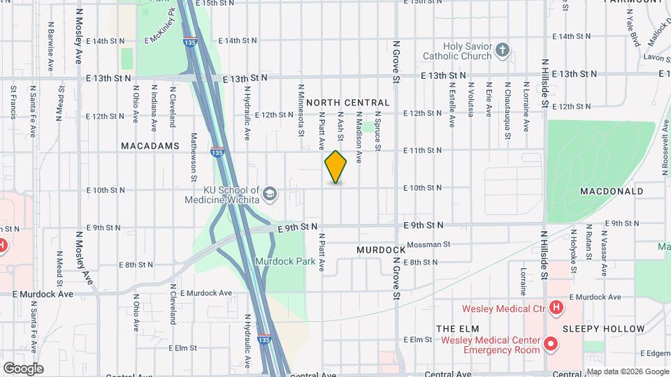 2026 E 10th St N Map and Location Details