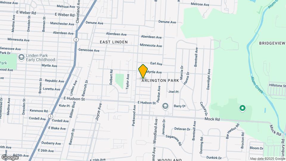 2045 Briarwood Ave Map and Location Details