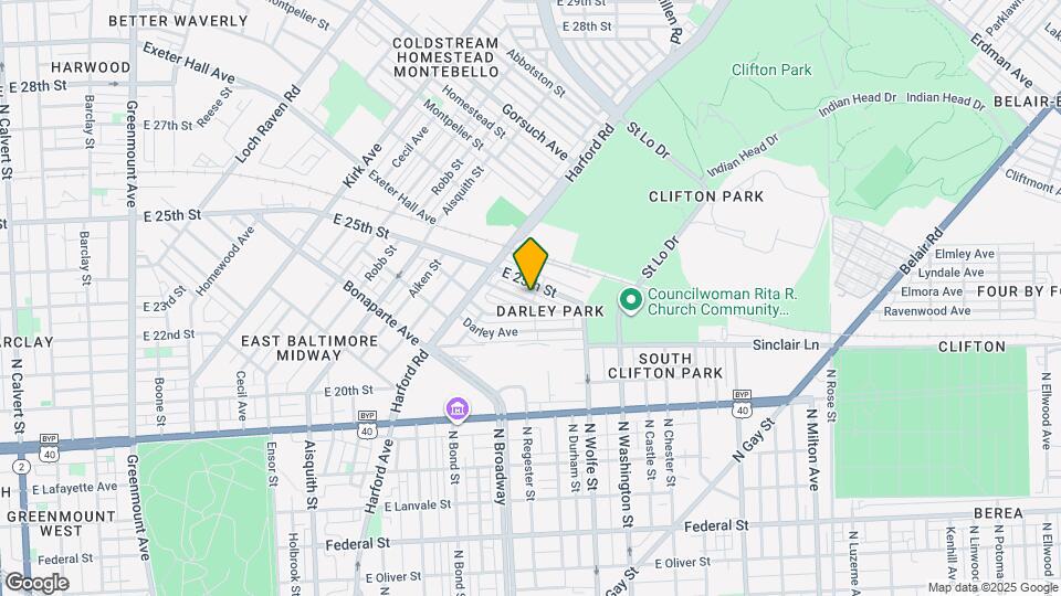 1660 Normal Ave Map and Location Details