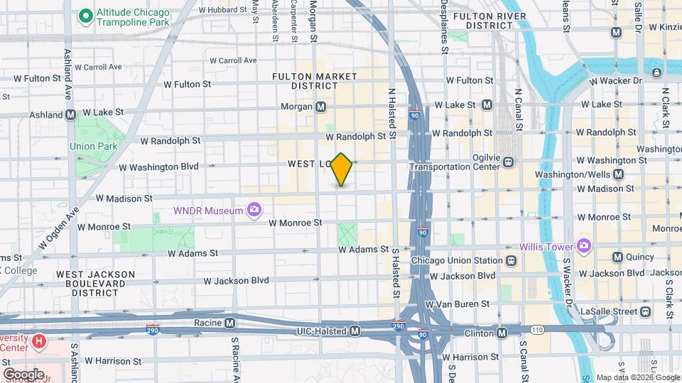 920 W Madison St Map and Location Details