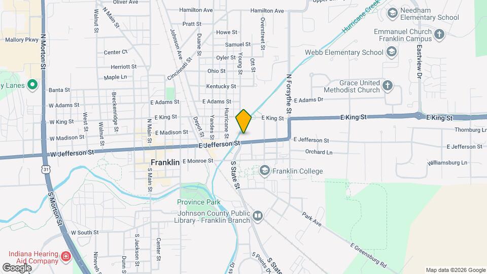 662 E Jefferson St Map and Location Details