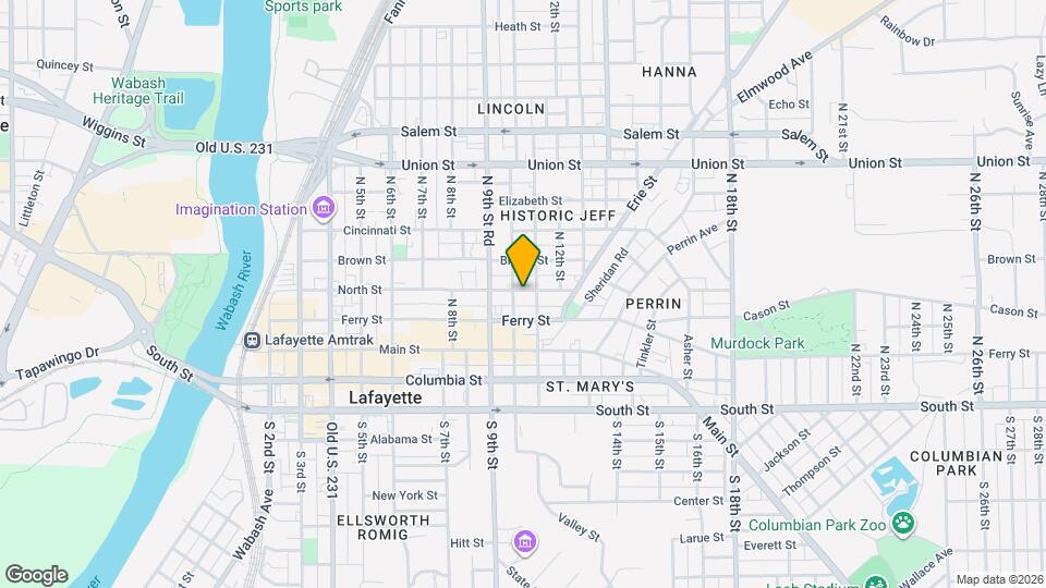 1009 North St Map and Location Details