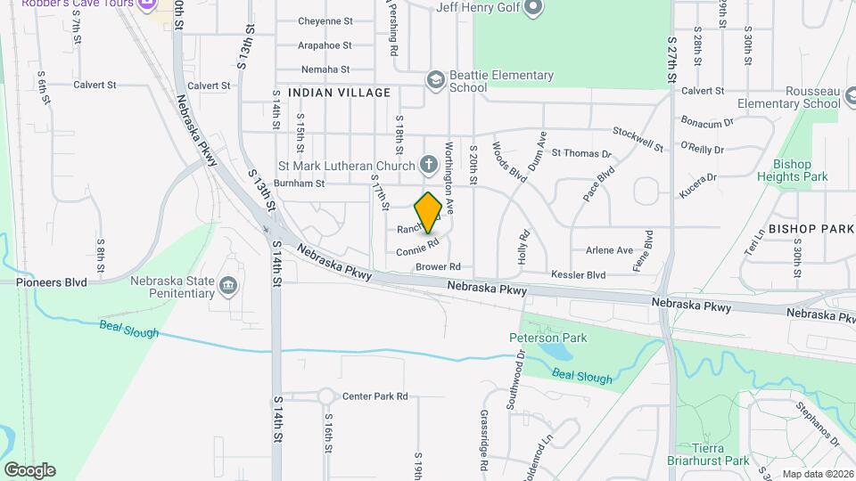 1900 Connie Rd Map and Location Details