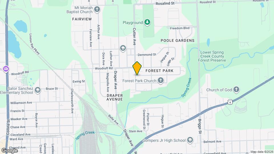 1200 Ada St Map and Location Details