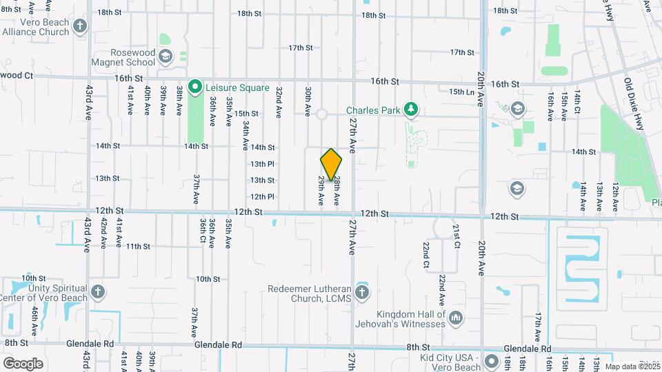 2805 13th St Map and Location Details