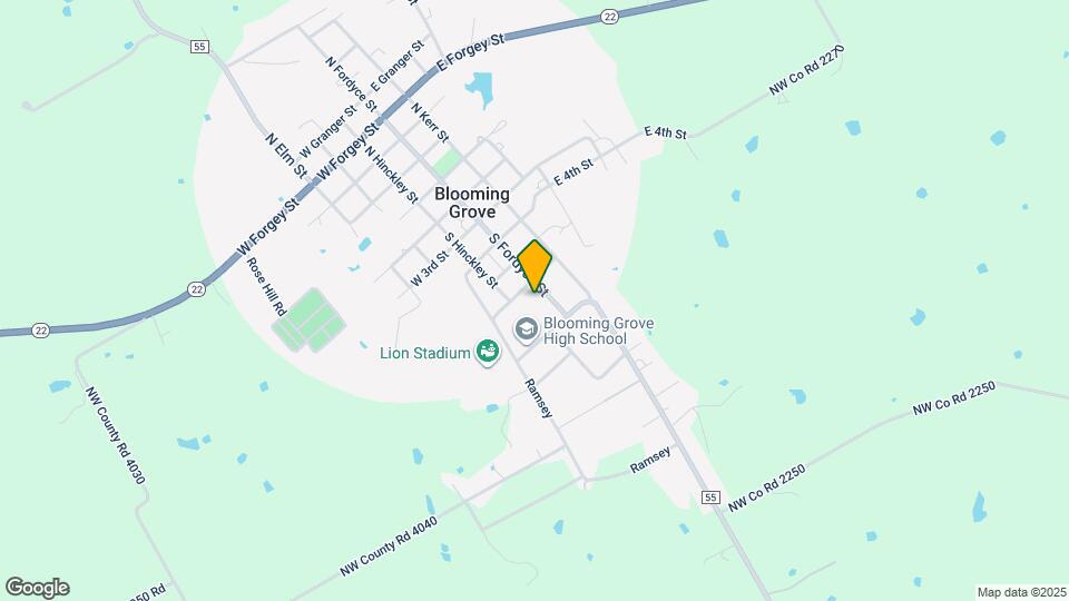 605 S Fordyce St Map and Location Details