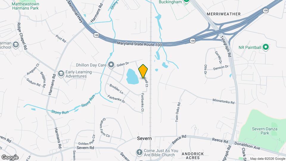 7746 Kidwell Ct Map and Location Details