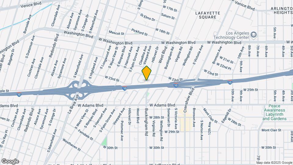 2330 Hillcrest Dr Mapa y Detalles de la Ubicación