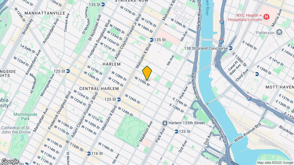 23 W 129TH St Map and Location Details
