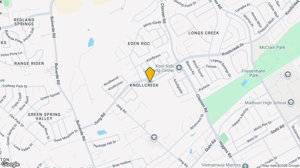 4202 Knollbluff Map and Location Details