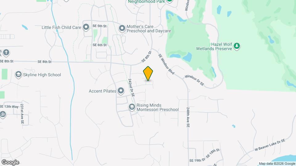 942 243rd Pl SE Map and Location Details