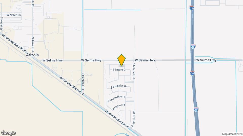 2054 E Entoro Dr Map and Location Details