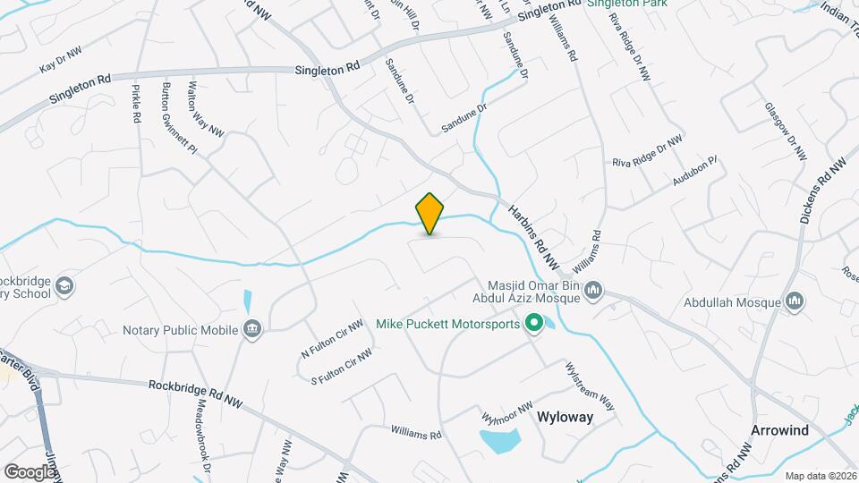 1296 Williamsburg Ln Map and Location Details