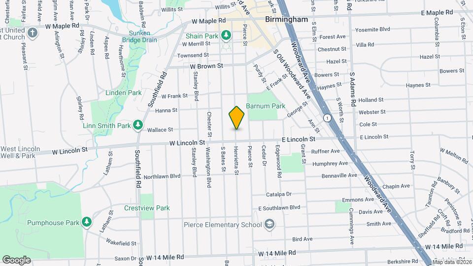 1017 Henrietta St, Unit 1017 Map and Location Details