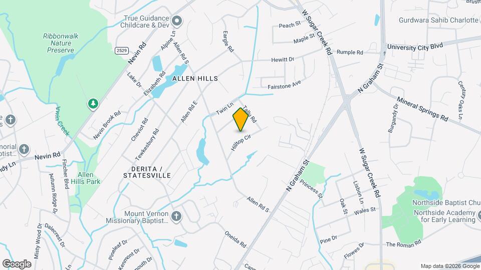 5411 Hilltop Cir Map and Location Details