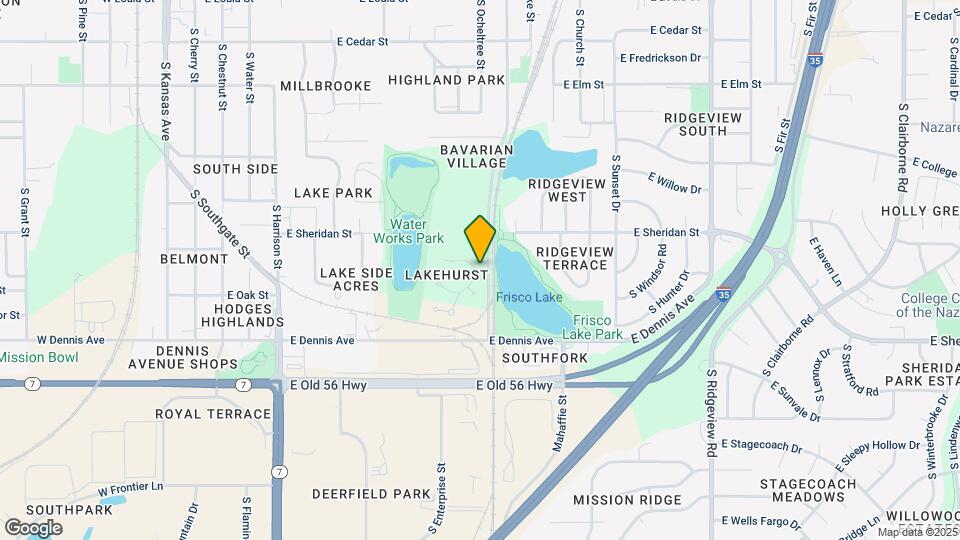 648 S Lakehurst Dr Mapa y Detalles de la Ubicación