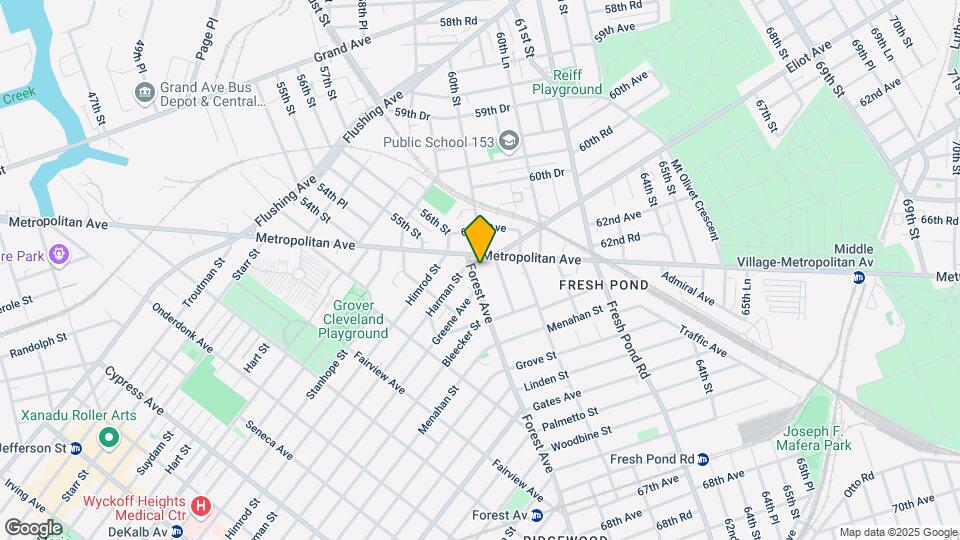 62-35 Forest Ave Mapa y Detalles de la Ubicación