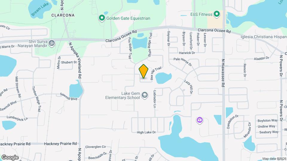 7557 Rex Hill Trail Mapa y Detalles de la Ubicación