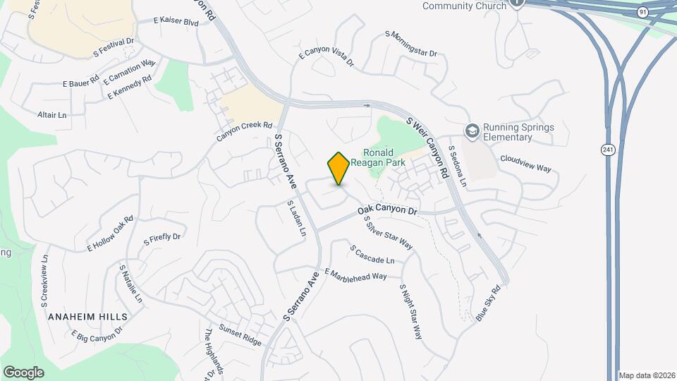 935 S Flintridge Way Mapa y Detalles de la Ubicación