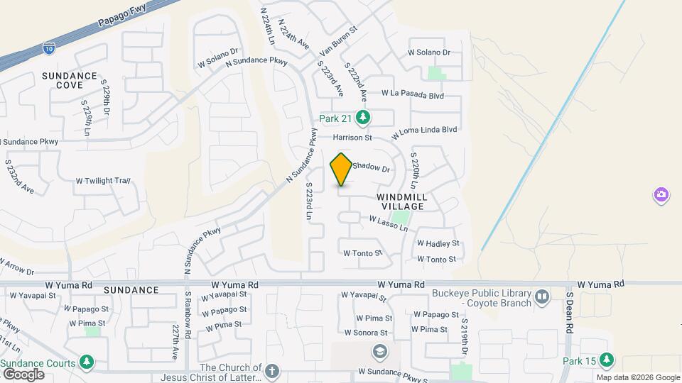 22276 W Devin Dr Map and Location Details