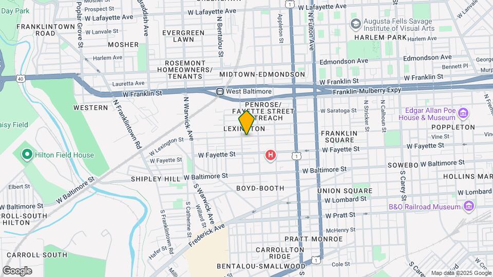 2137 W Lexington St Map and Location Details