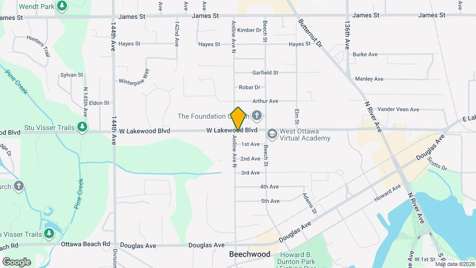 418 W Lakewood Blvd Map and Location Details
