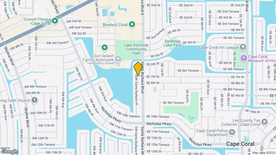 703 SW Santa Barbara Pl Map and Location Details