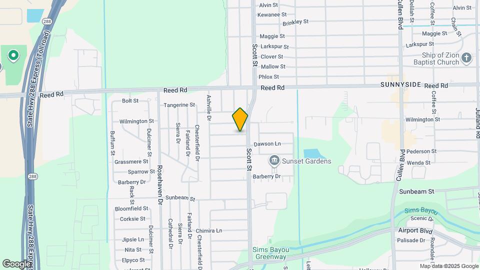 3710 Rockingham St Map and Location Details