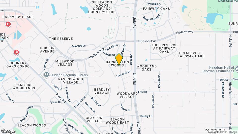 13617 Woodward Dr Mapa y Detalles de la Ubicación