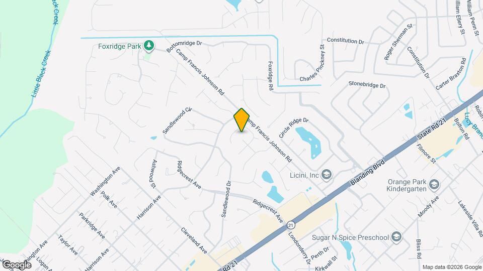 2412 Balsamwood Ct Mapa y Detalles de la Ubicación