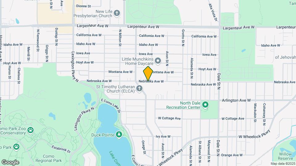850 Nebraska Ave W Map and Location Details
