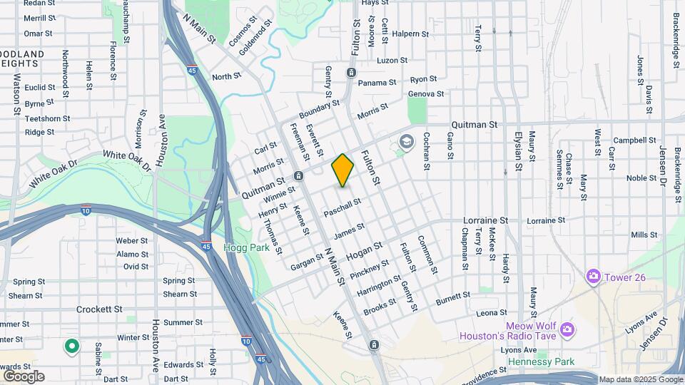 2116 Everett St Map and Location Details