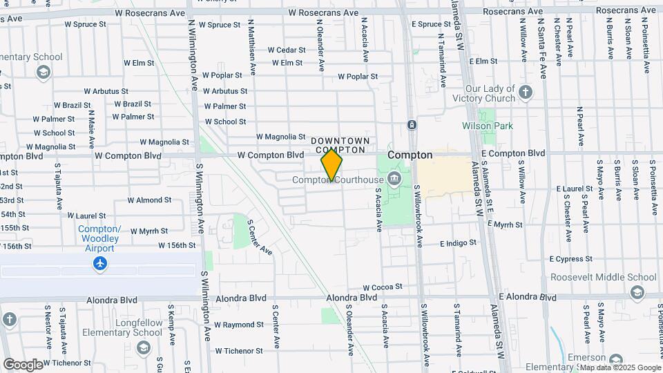 417 W Almond St Map and Location Details