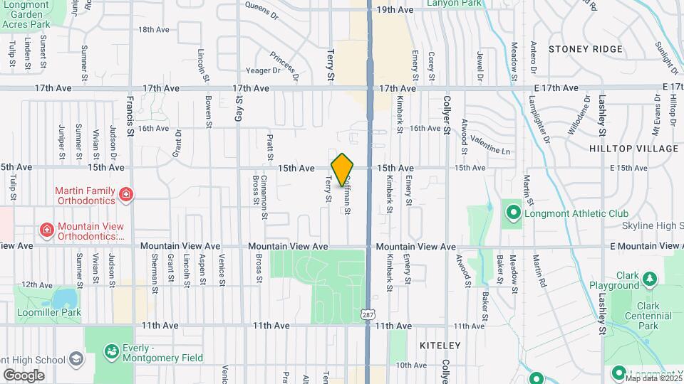 1419 Coffman St Map and Location Details