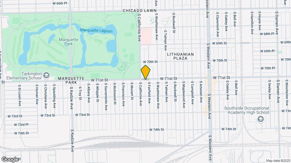 2743 W 71st St Map and Location Details