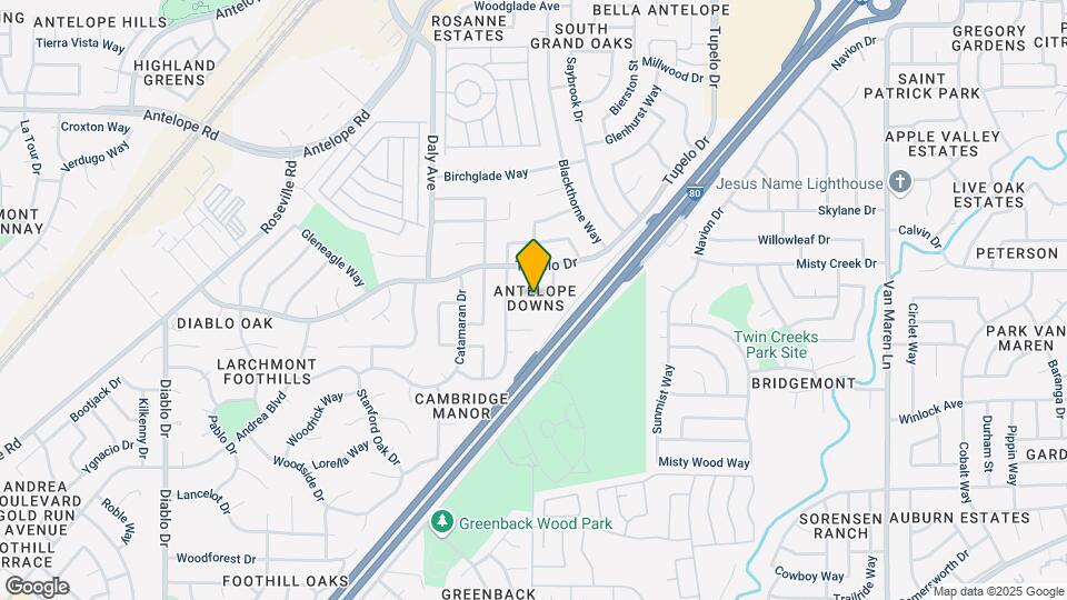 6027 Sierravale Way Map and Location Details