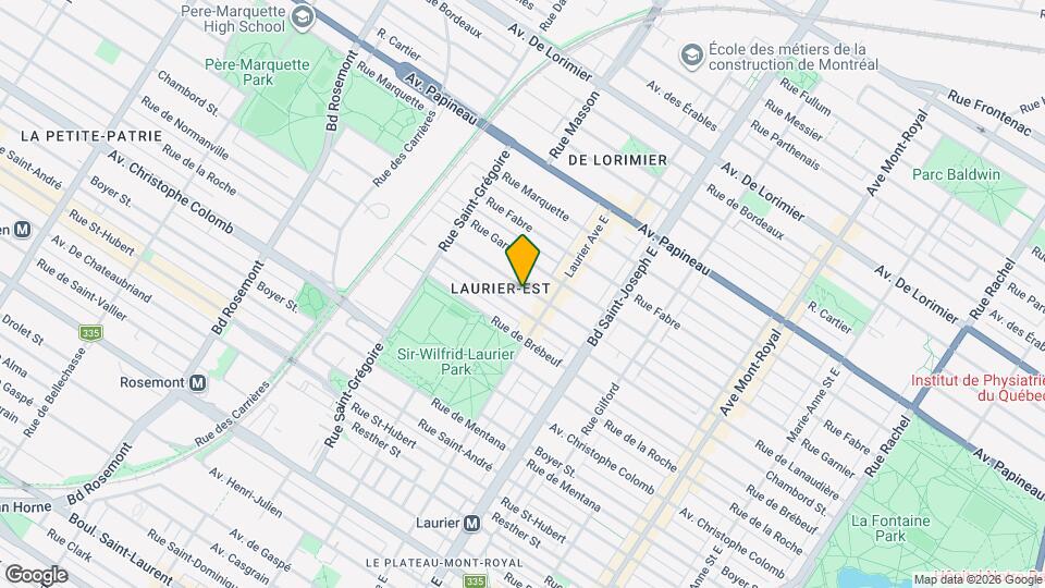 5154-5162 De Lanaudière Rue Map and Location Details
