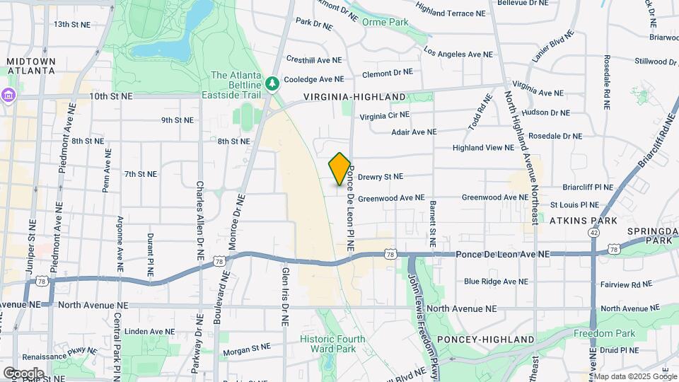 805 Highland Green Way NE Map and Location Details