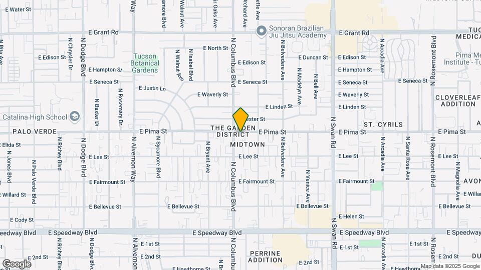 4318-4336 E Pima St Mapa y Detalles de la Ubicación