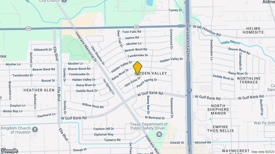 1122 Glen Echo Dr Map and Location Details