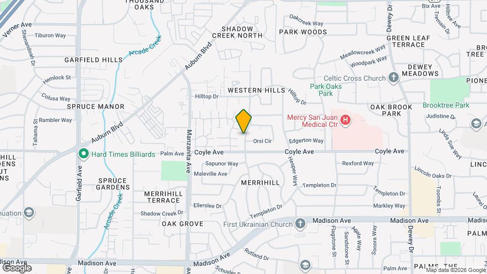 5727 Woodleigh Dr Map and Location Details