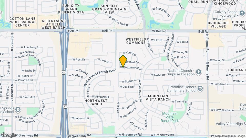 16231 W Cottonwood St Mapa y Detalles de la Ubicación