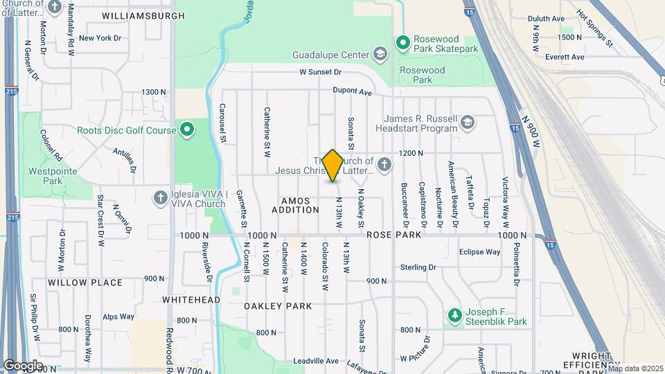 1115 N 1300 W Map and Location Details